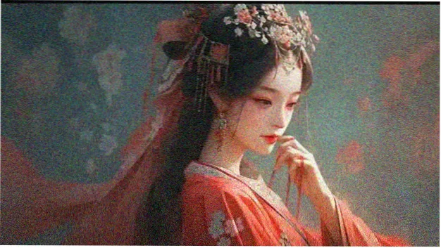 竹海山脊日出时分的竹影影像长图